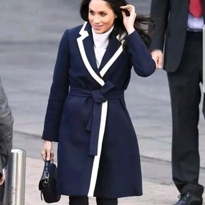 J Crew Meghan Markle Wrapped Tipped Wool Coat New w Tags 10
